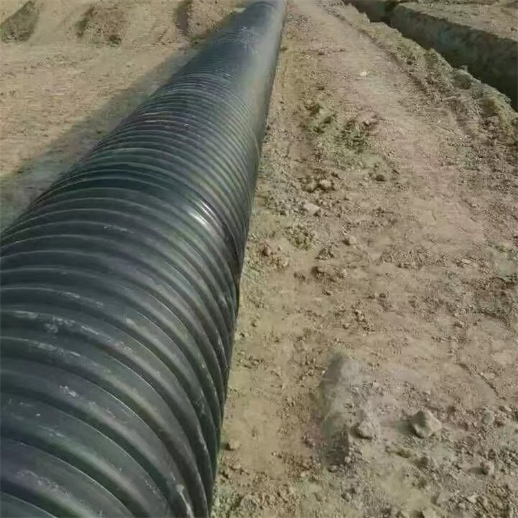 hdpe钢带缠绕管图片