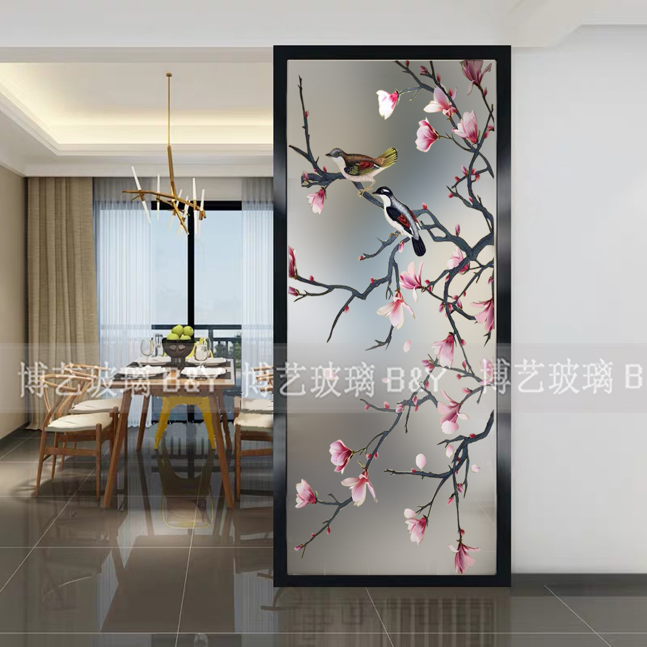 屏风玻璃效果图大全