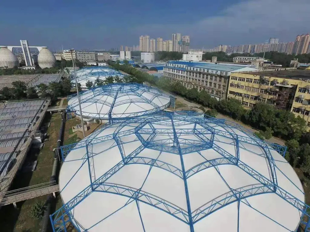 咸阳市膜结构污水池加盖
