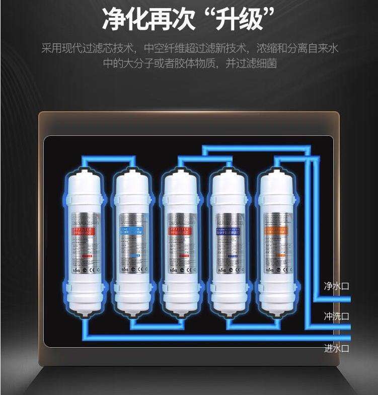 家用净水器安装示意图