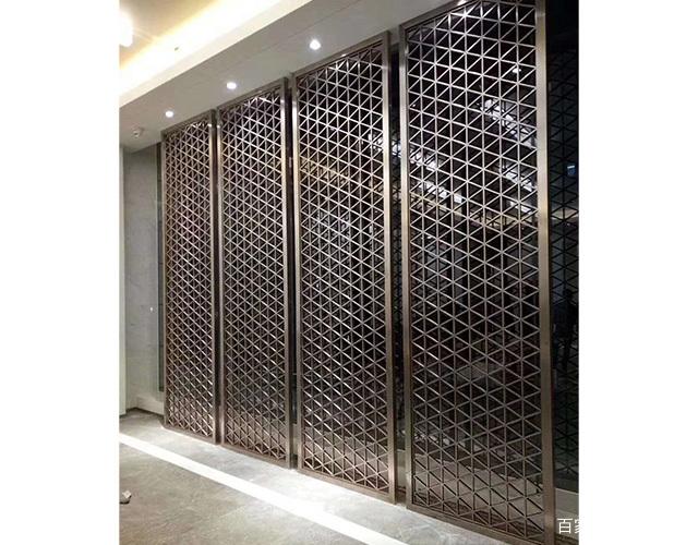 不锈钢玻璃屏风图片