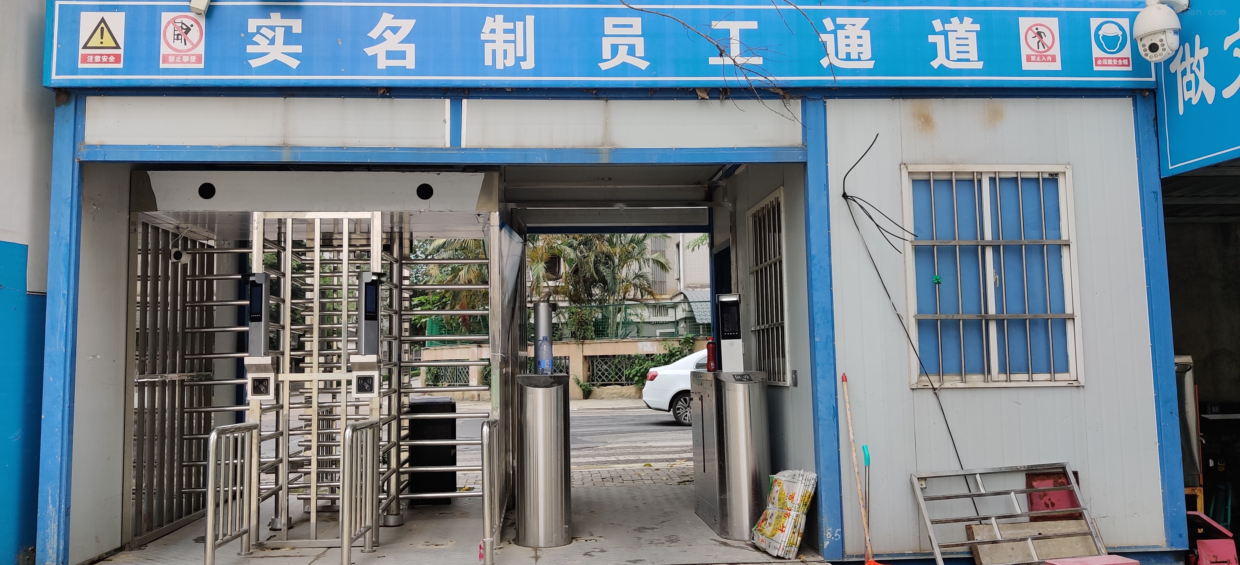 工地大门门禁系统效果图