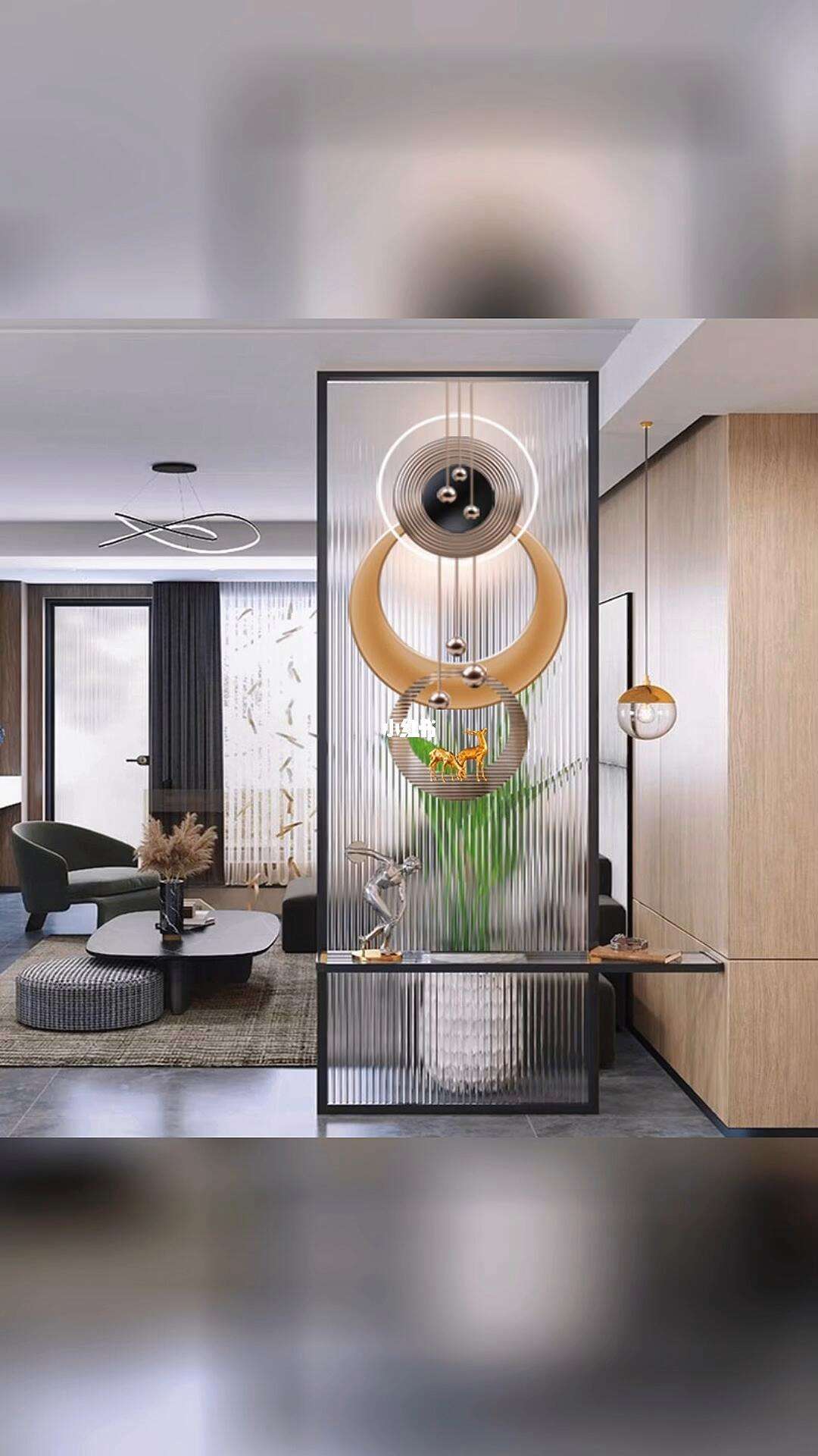 艺术玻璃屏风图片大全