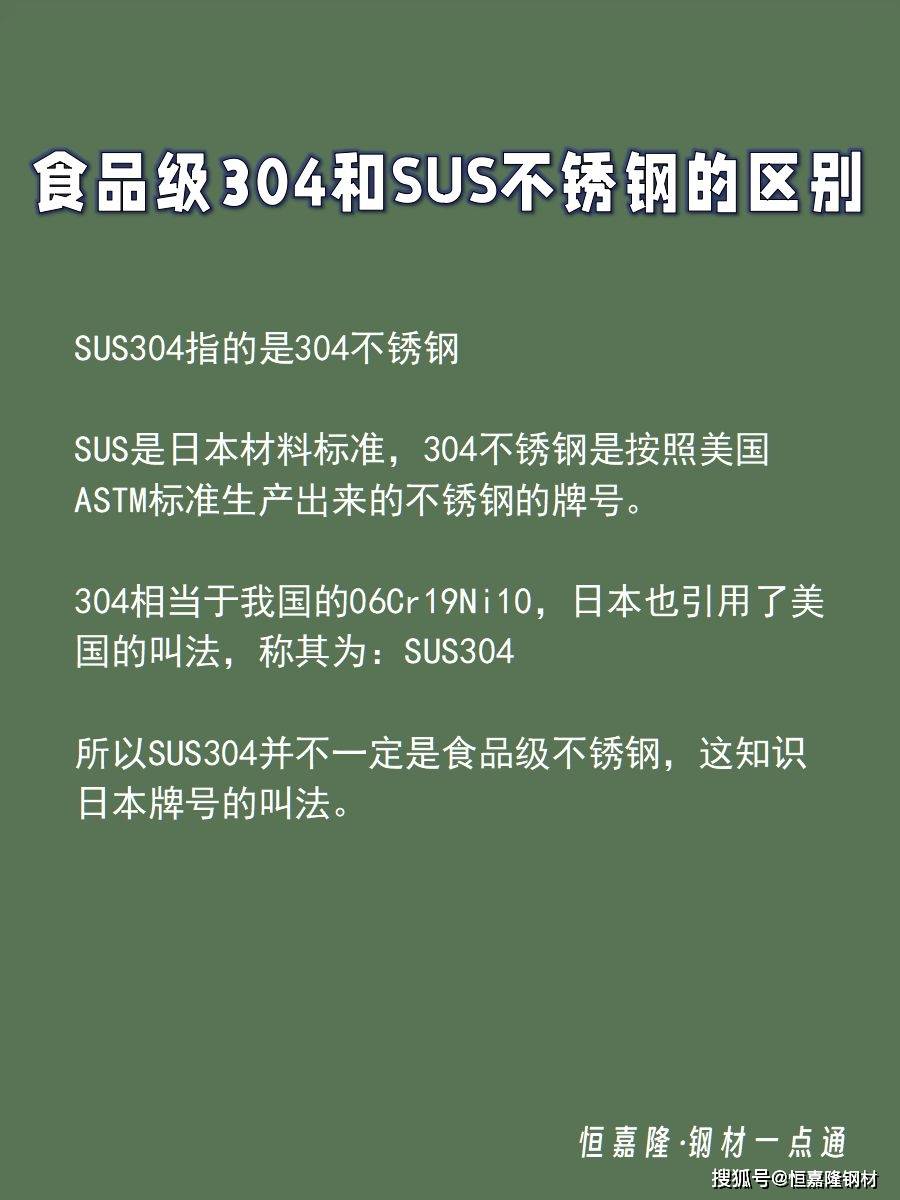 304和316食品级哪个好