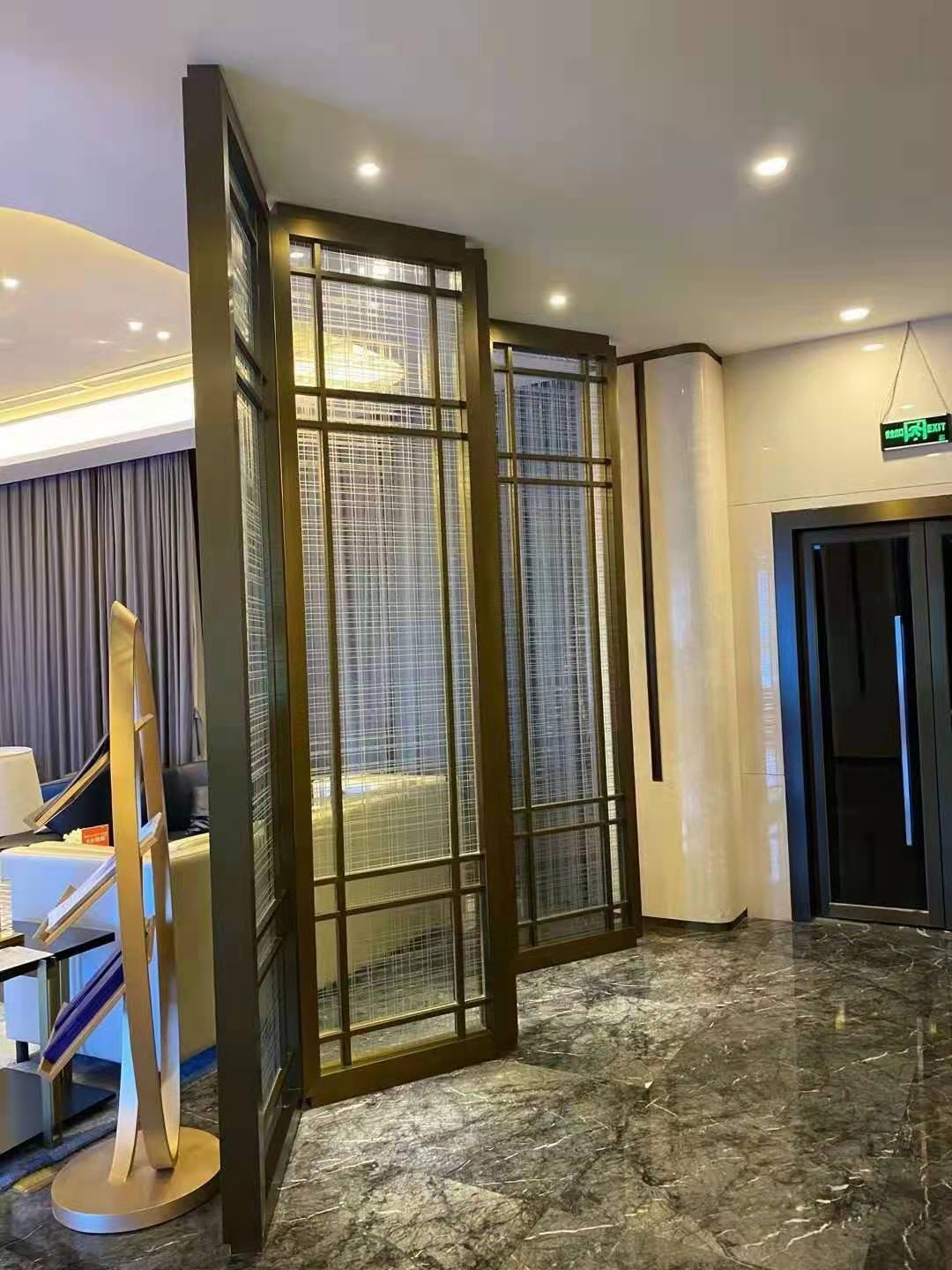 不锈钢玻璃隔断制作安装视频 不锈钢玻璃隔断图片大全集