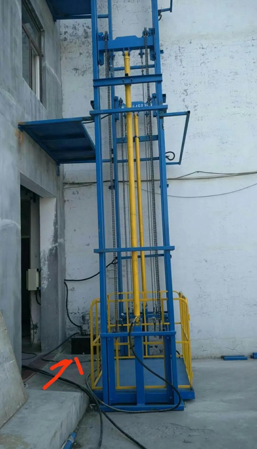 液压升降平台设备的工作原理图