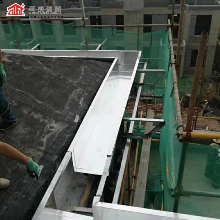 铝合金天沟安装施工视频