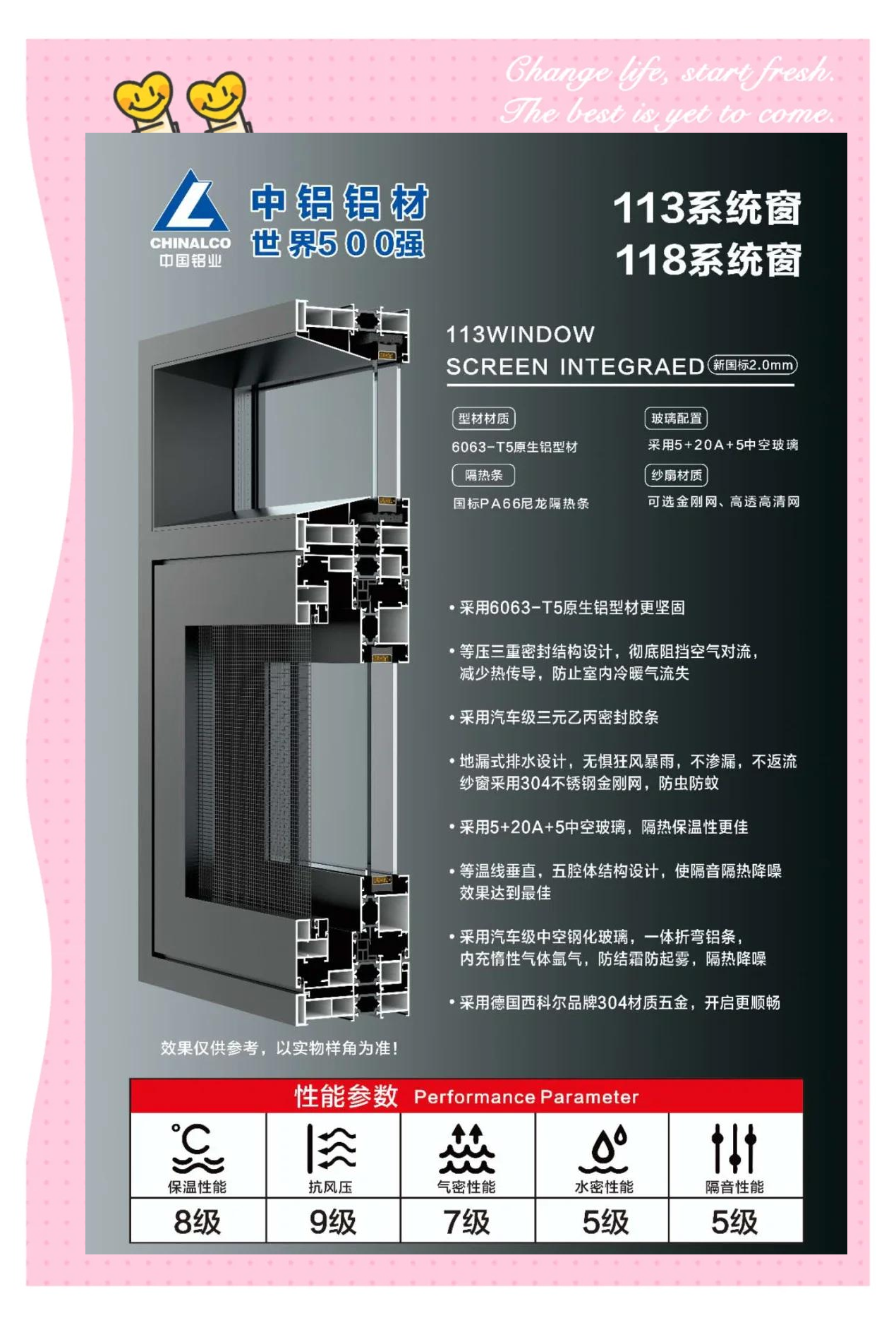 广亚铝门窗多少钱一平方