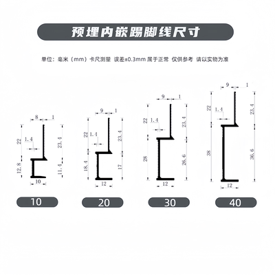 不锈钢踢脚线的厚度规格