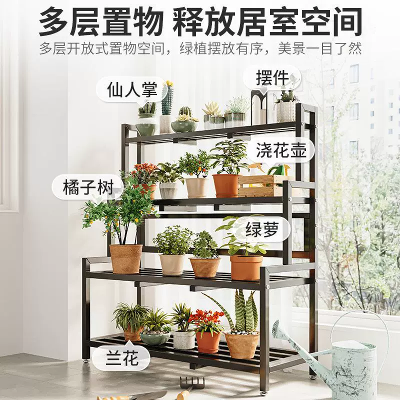 多层花架子多肉怎么摆放好看