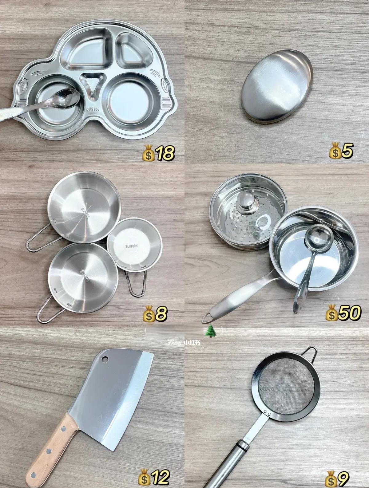 201不锈钢餐具可以装什么