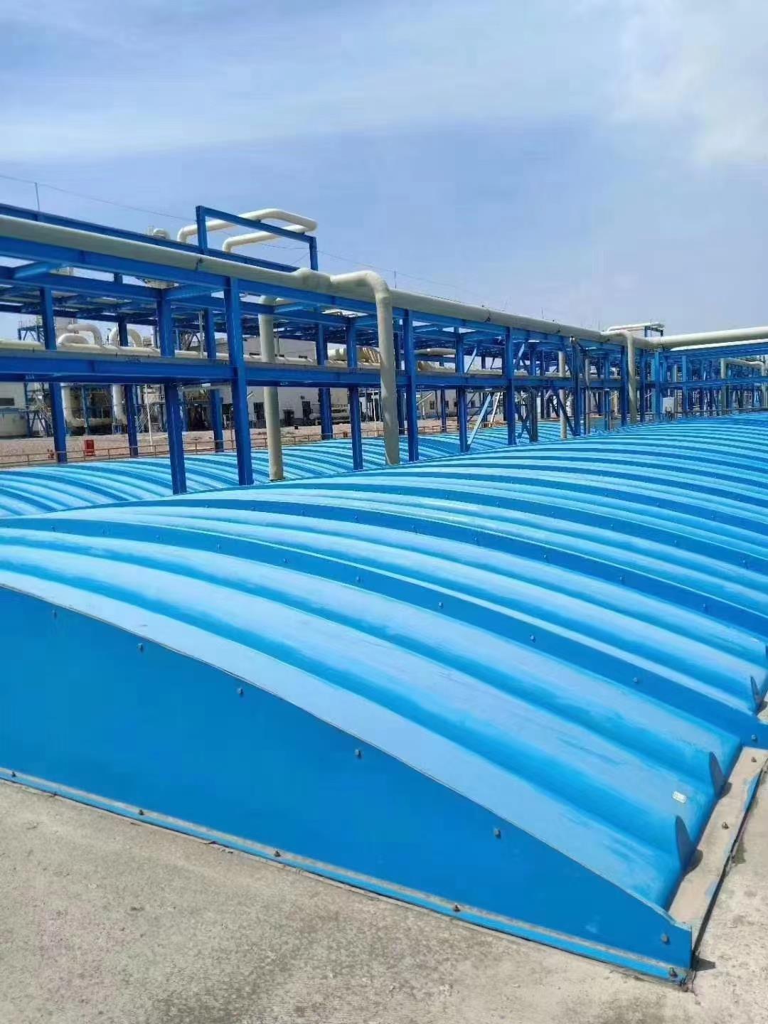 污水池玻璃钢罩施工方案