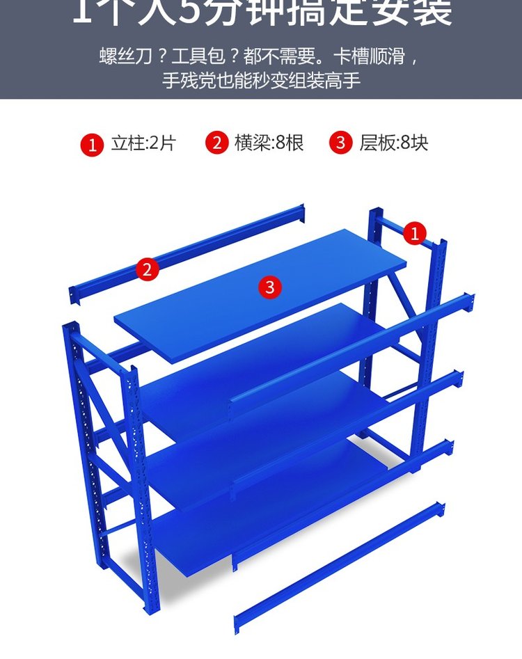 不锈钢组装货架图片大全集