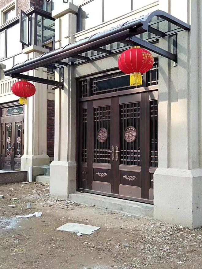 农村院子铝合金围栏效果图大全