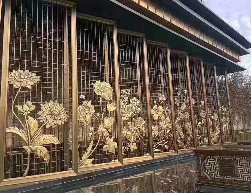 室外大理石屏风效果图大全视频