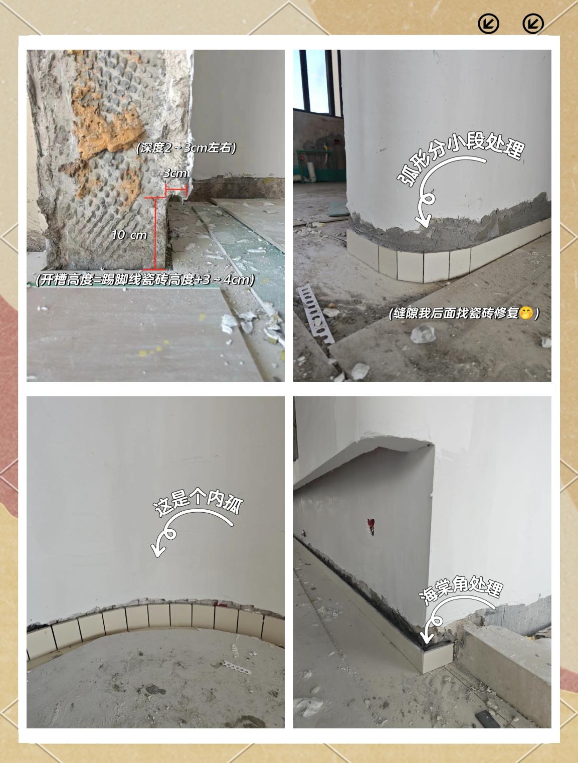 贴瓷砖的墙面是否需要踢脚线