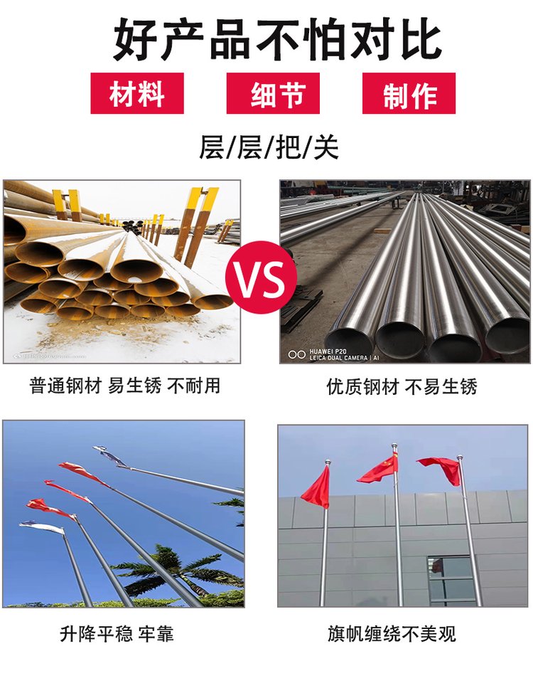12米不锈钢旗杆厚度是多少