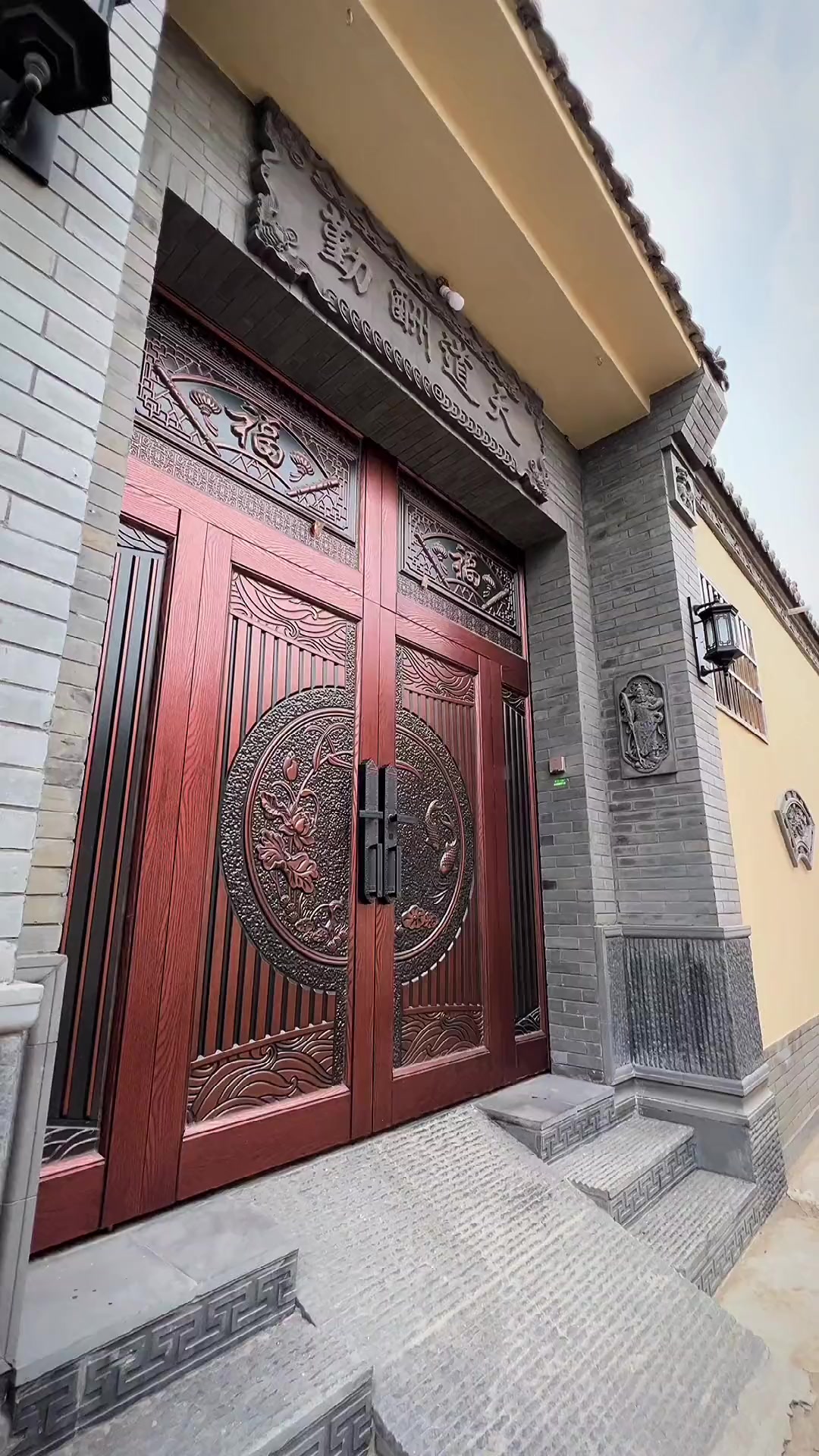 仿古大门图片大全 院墙
