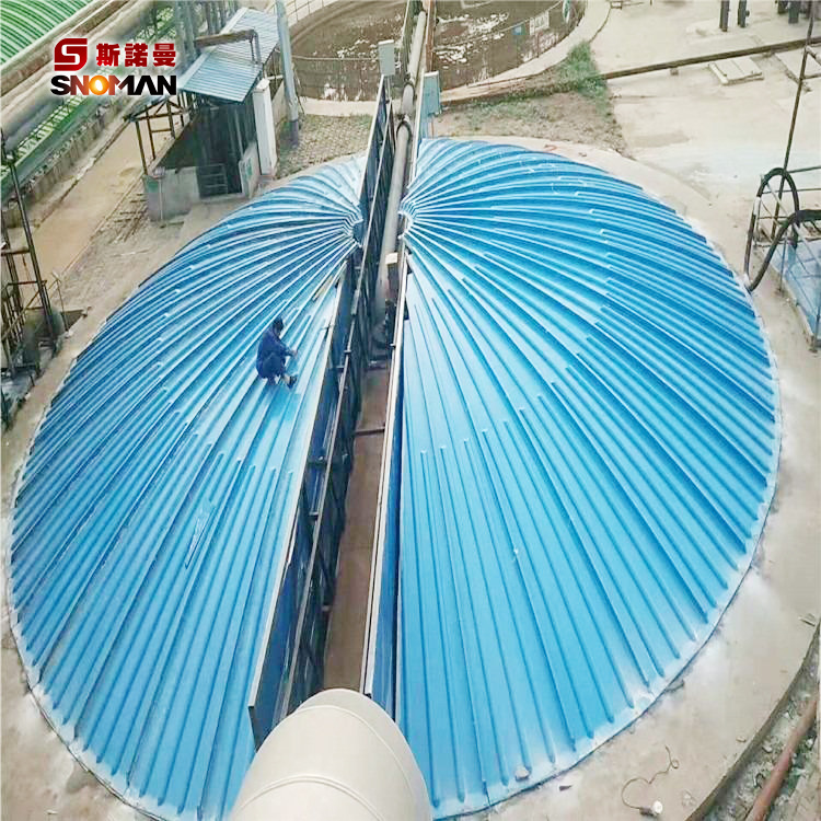 污水池玻璃钢拱形盖板简介