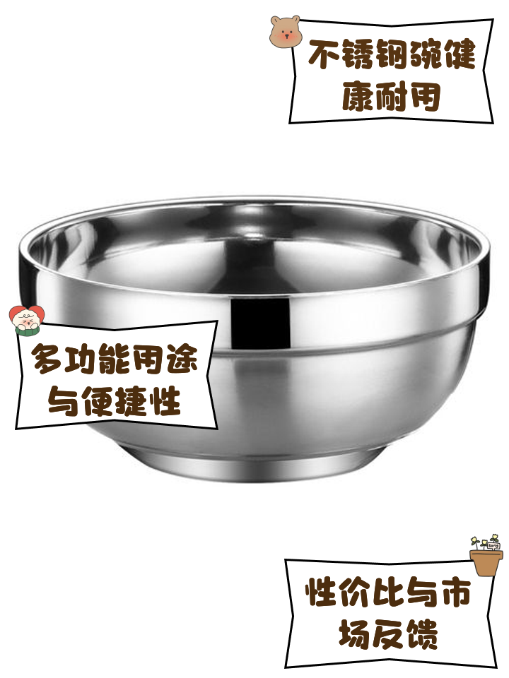 不锈钢碗不是304的有毒吗?