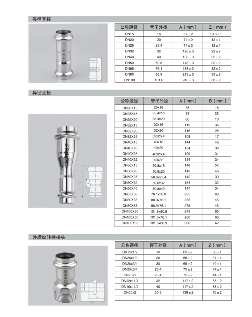 不锈钢给水管环压与卡压区别