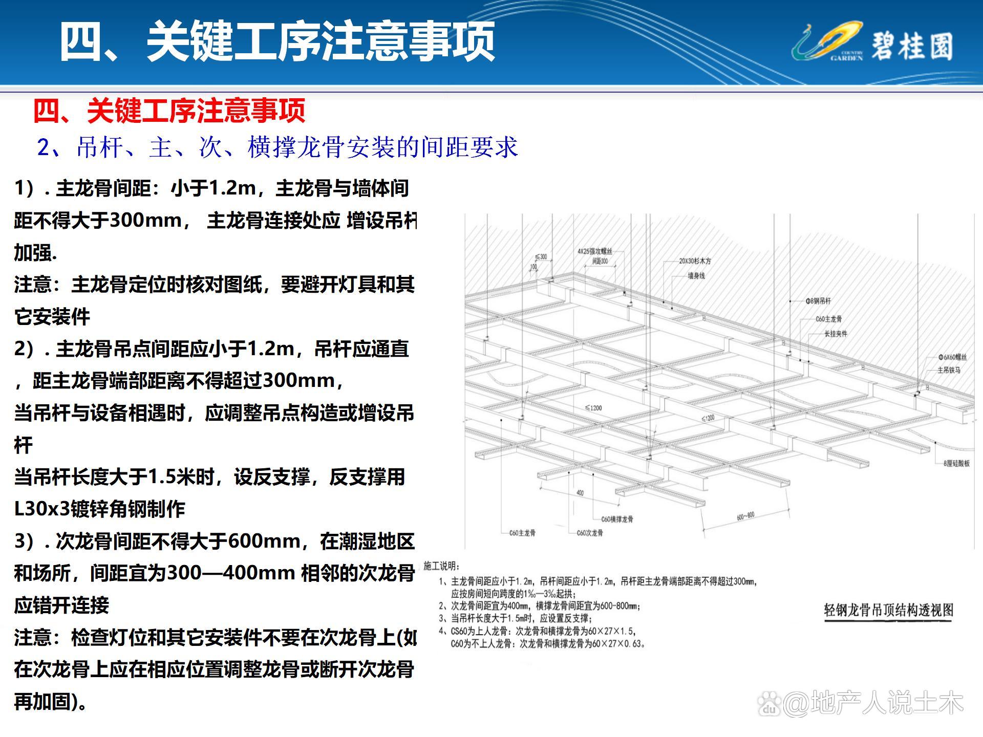 轻钢龙骨吊顶的步骤,及注意事项