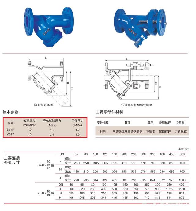 y型过滤器的安装要求标准