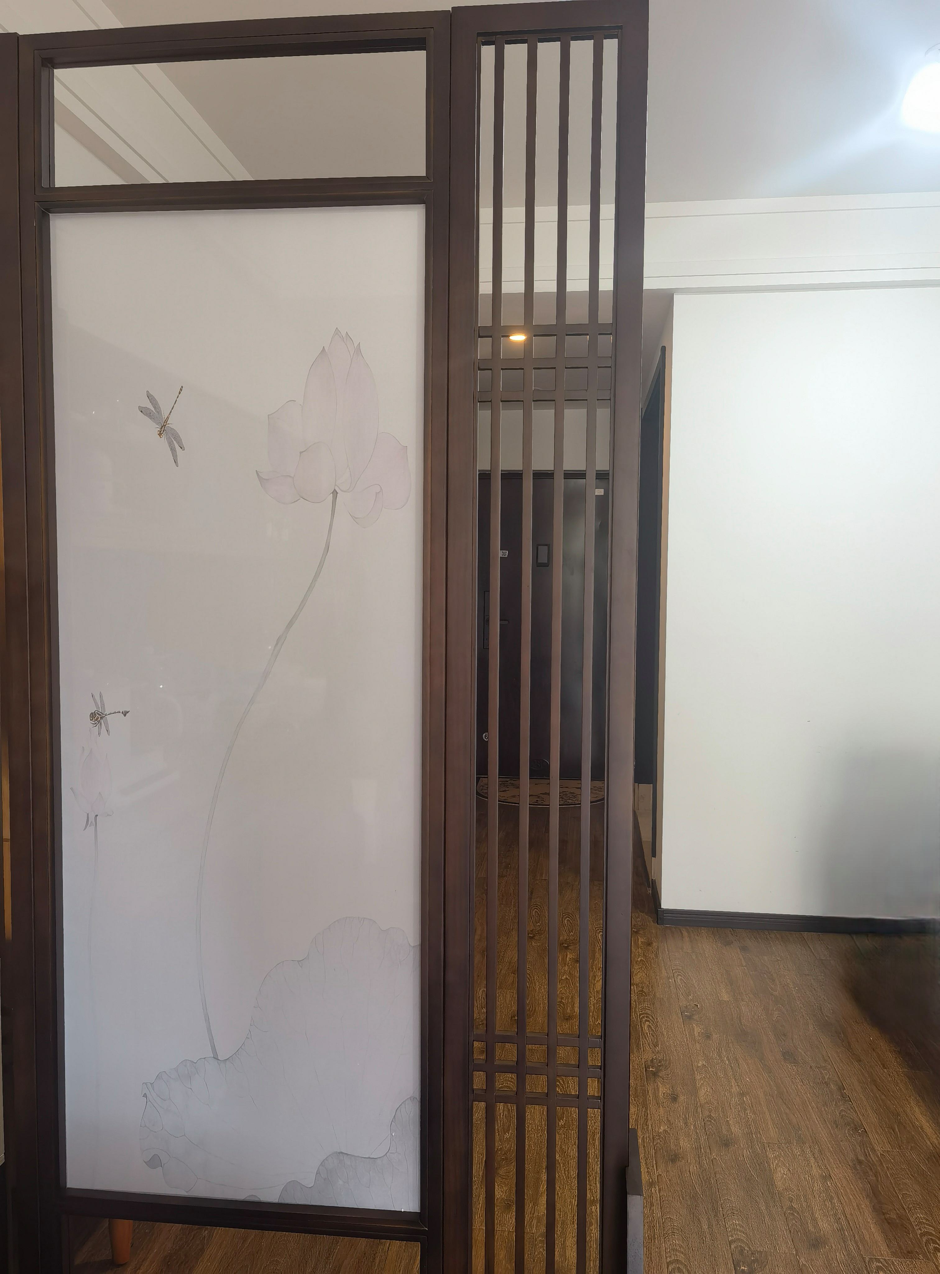 家用客厅屏风隔断效果图