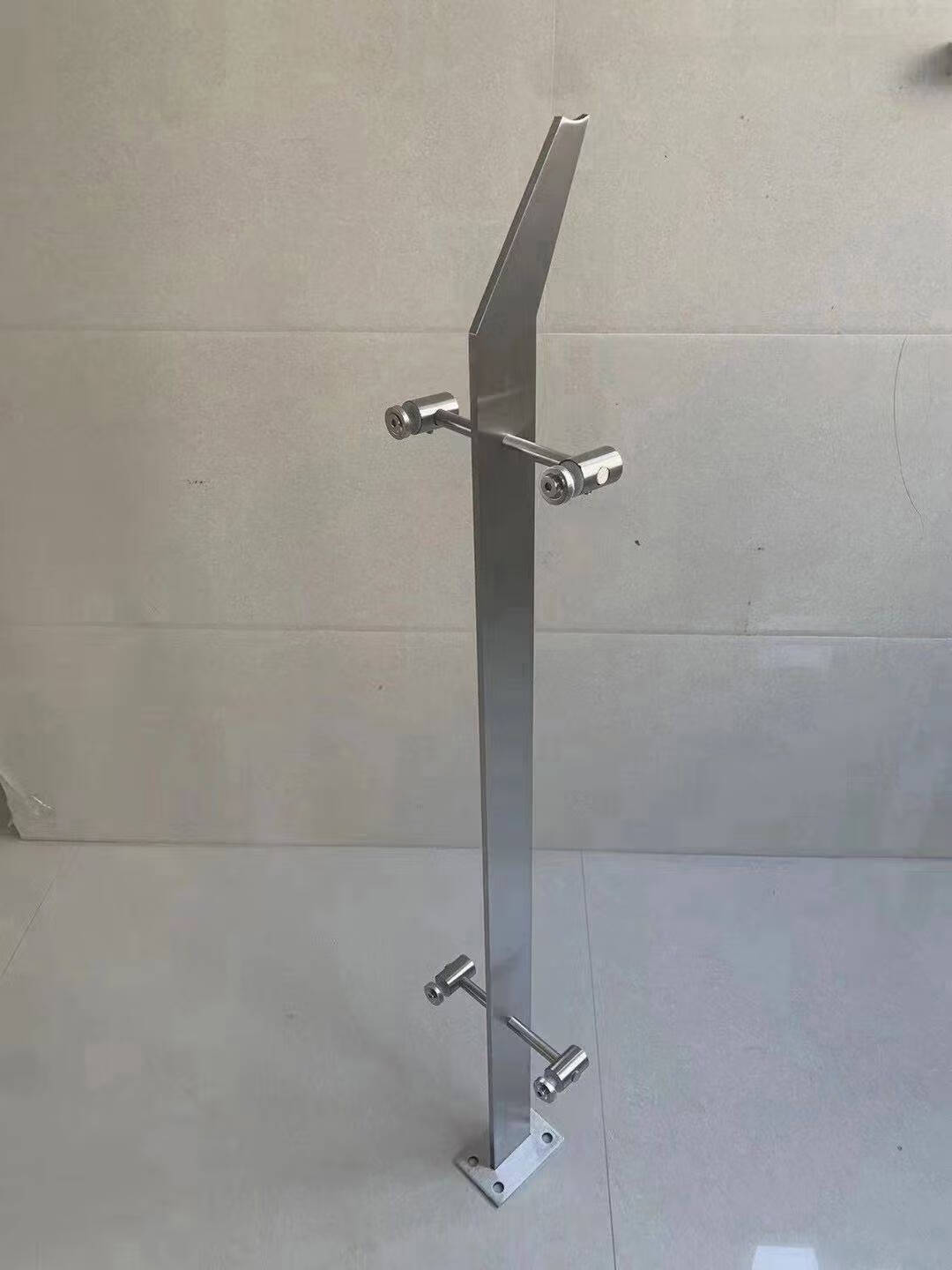玻璃栏杆不锈钢304立柱壁厚