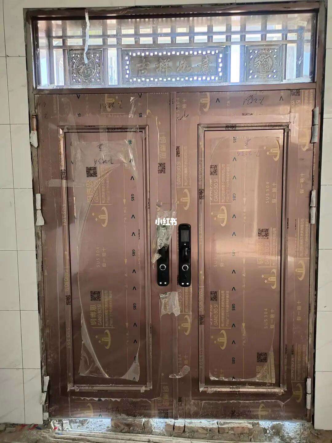 简易不锈钢大门图片大全集 双开