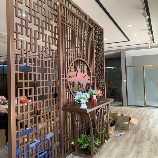 铝艺玄关屏风图片大全大图