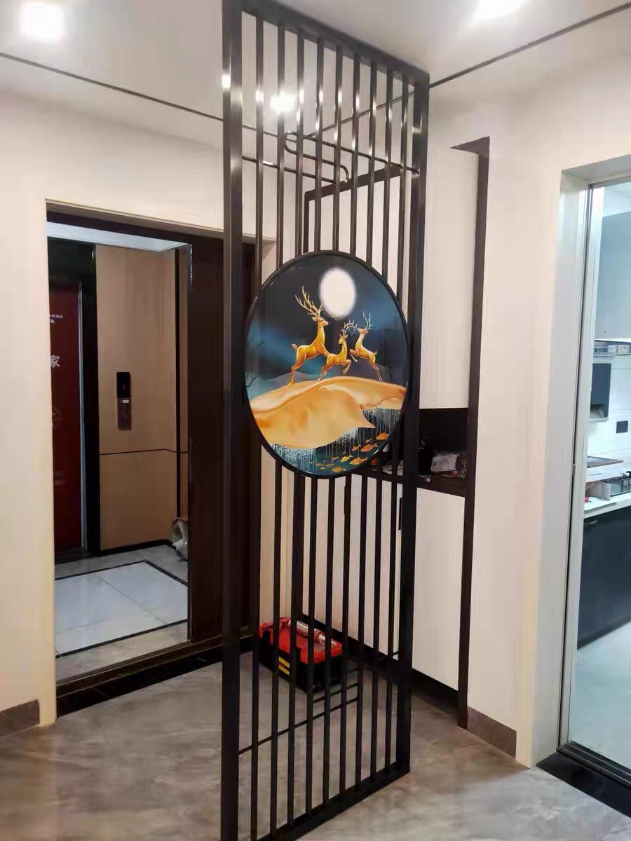 入门屏风隔断柜效果图片