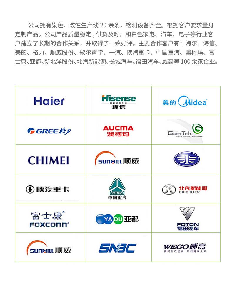改性塑料行业排名100强