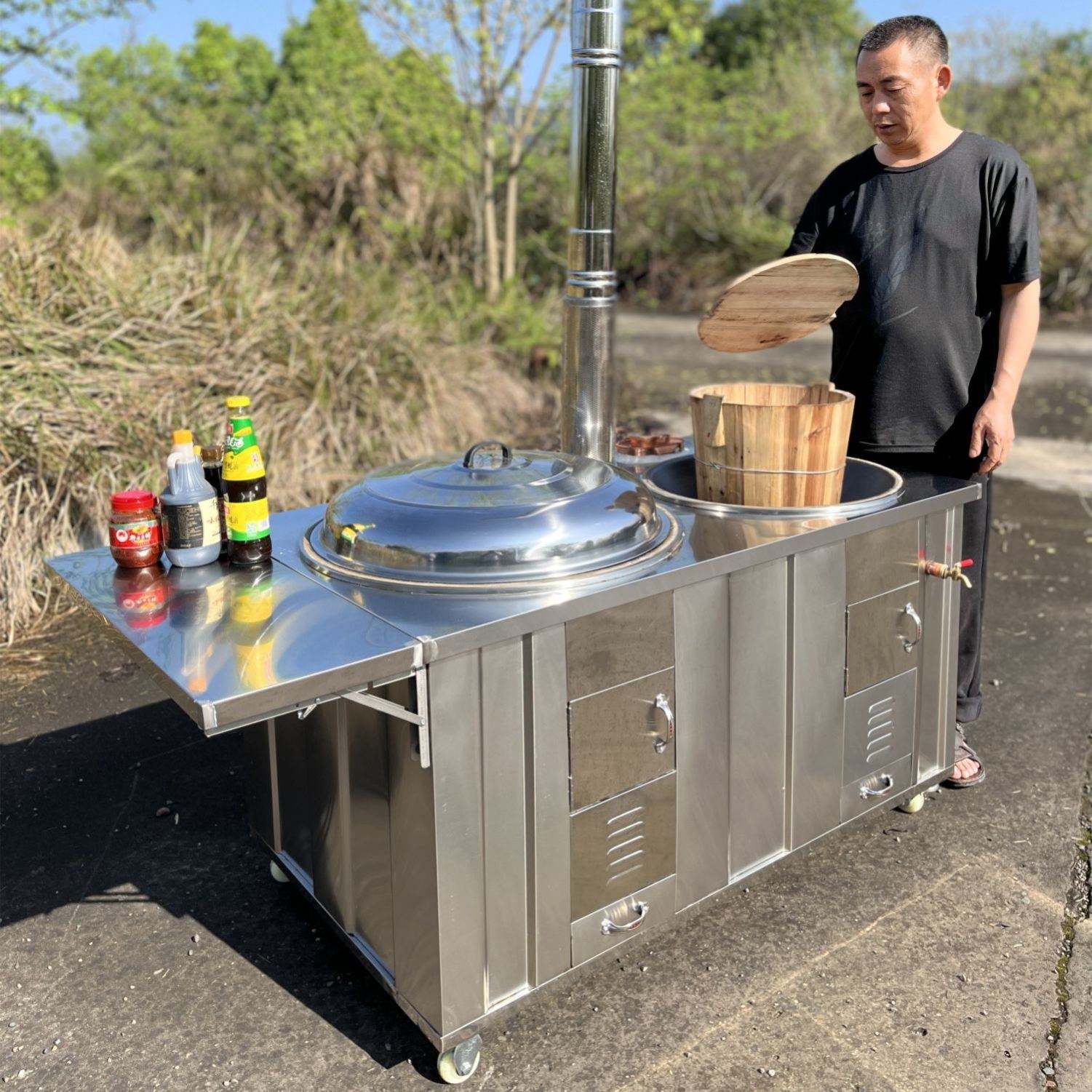 不锈钢柴火灶可以室内用吗图片价格厂家,不锈钢柴火灶可以室内用吗图片价格厂家