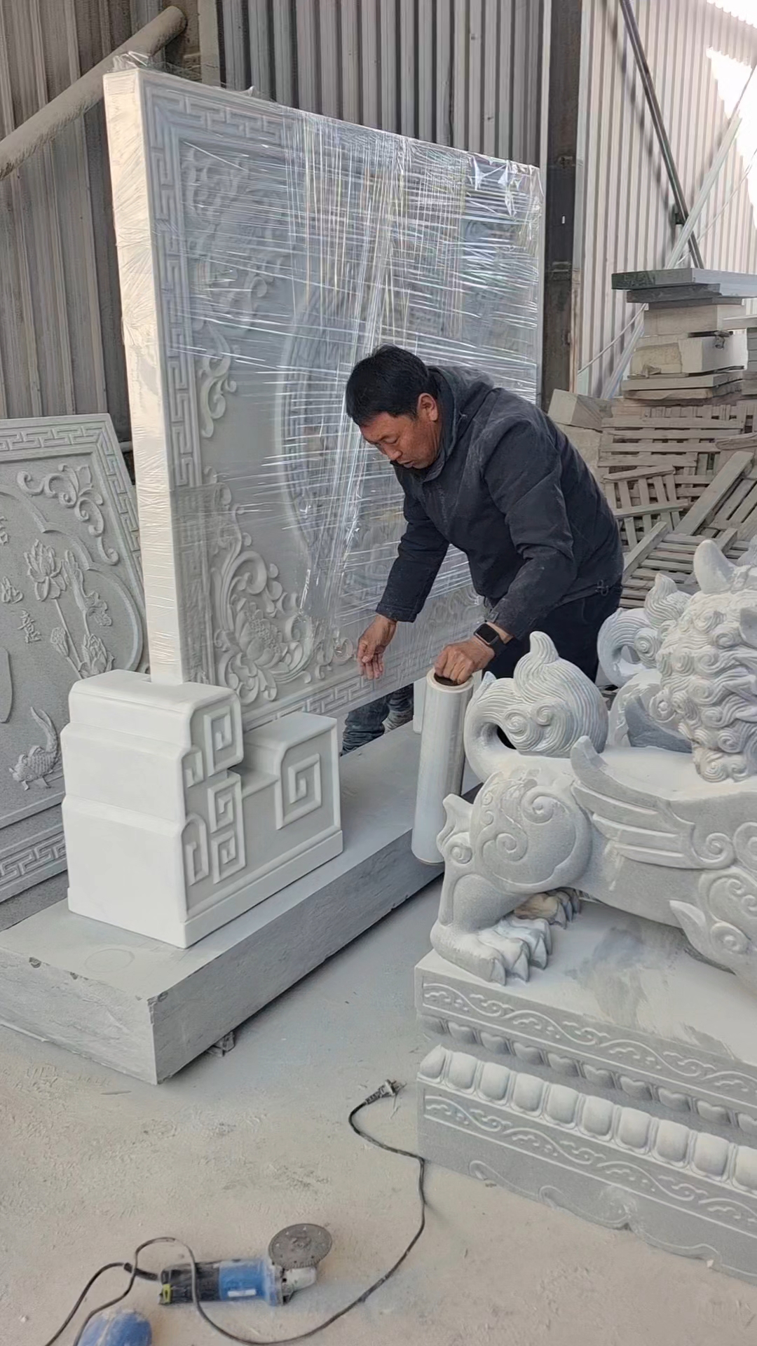 大理石屏风可以人造吗图片,大理石屏风可以人造吗图片