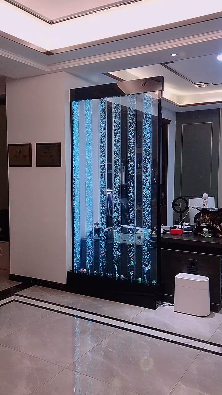 水幕墙流水屏风效果图片