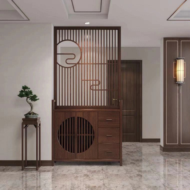 中式平吊顶装修效果图