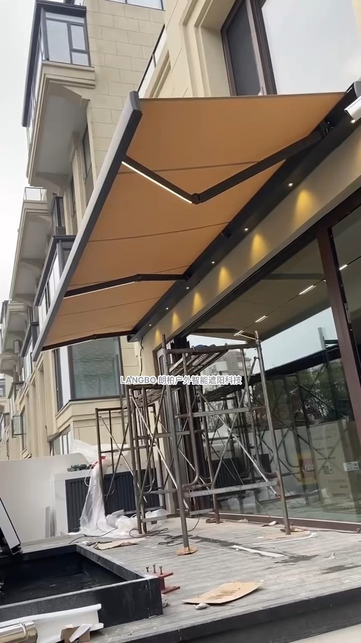 电动遮阳棚安装方法视频教程