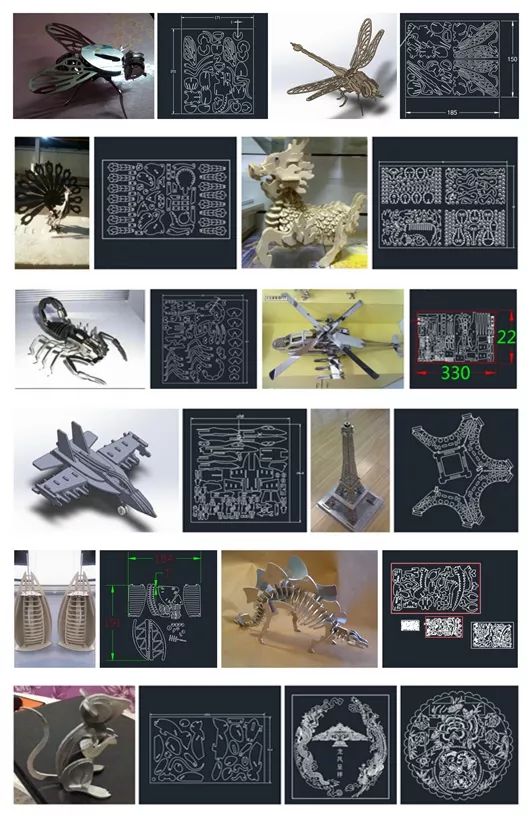 不锈钢工艺品cad图纸免费下载