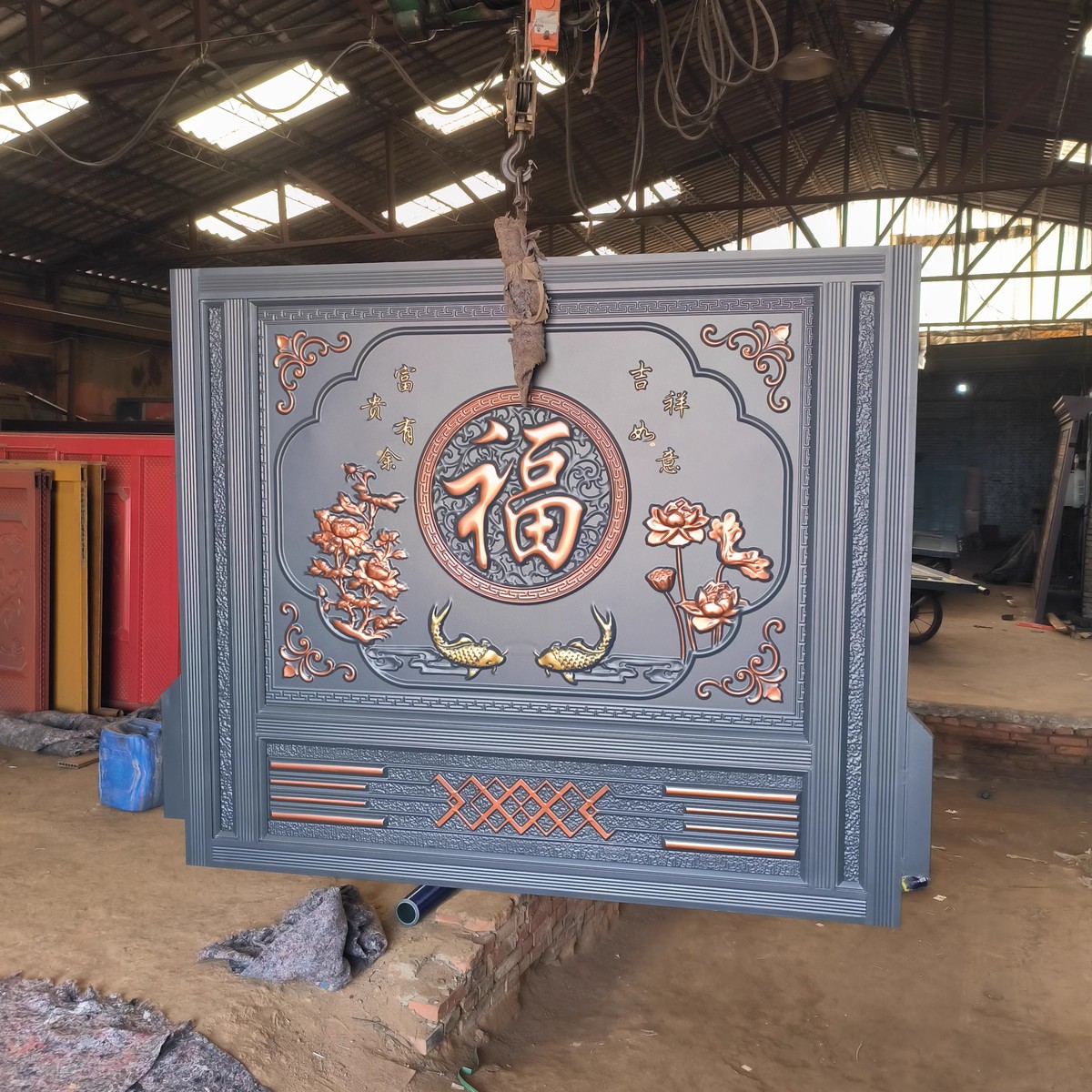 农村庭院屏风墙图片大全大图