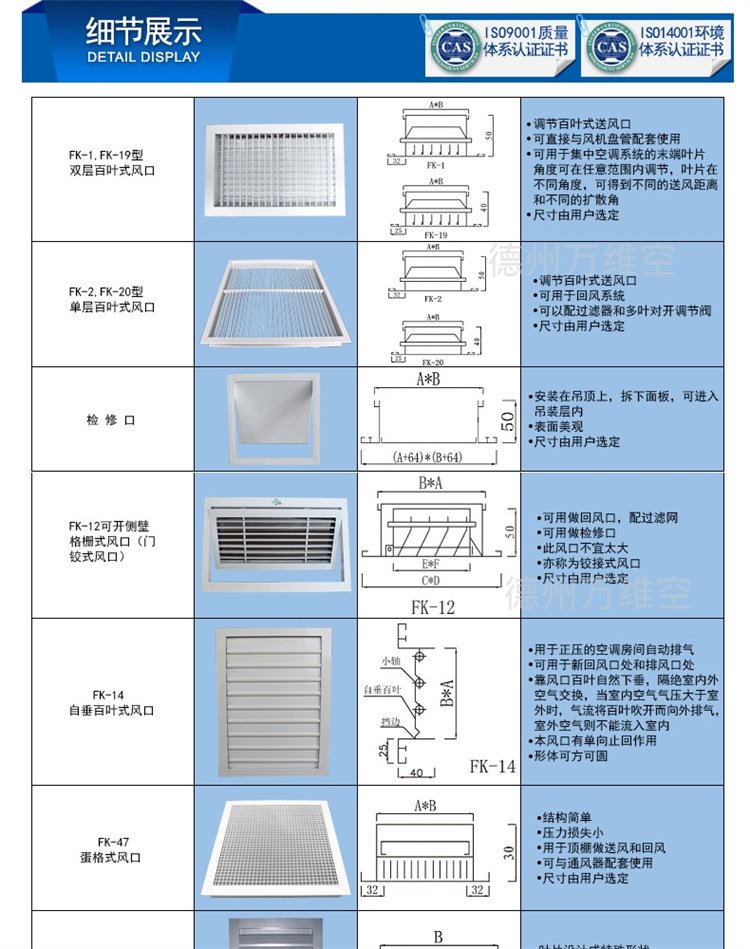 铝合金百叶窗报价清单明细