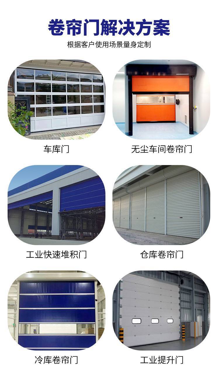 电动提升门安装示意图片
