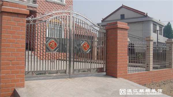 农村围墙不锈钢大门图片大全集