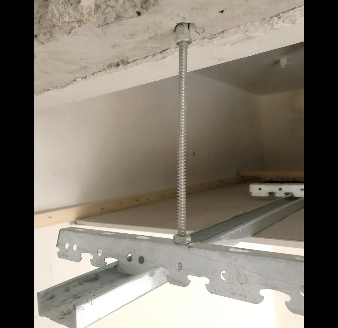 轻钢龙骨石膏板吊顶施工图解视频