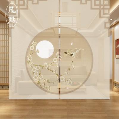 帘子隔断悬挂式屏风帘咋安装