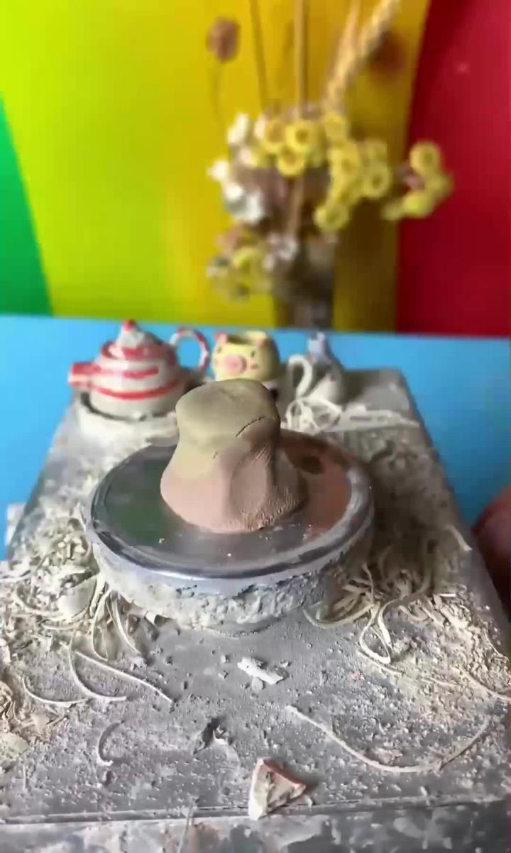 陶瓷花盆制作过程视频教程
